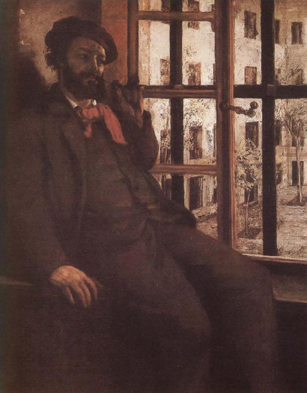 Gustave Courbet Self-Portrait oil painting image